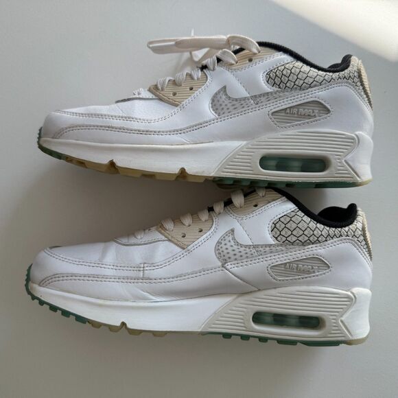 Nike Air Max 90 SE 2 GS White Glacier Ice Size 7Y Boys Big Kid Shoes, Running - Picture 4 of 14